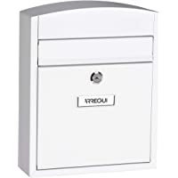 Arregui Compact E5731 Buzón Individual de Acero- Blanco- Tamaño S (DIN A5) - 28.5 x 24 x 9.5 cm
